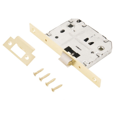 Защёлка-замок АРТ L7050S PB золото планка 18мм без ручек с фиксатором АЛЛЮР Защёлка-замок АРТ L7050S PB золото планка 18мм без ручек с фиксатором АЛЛЮР