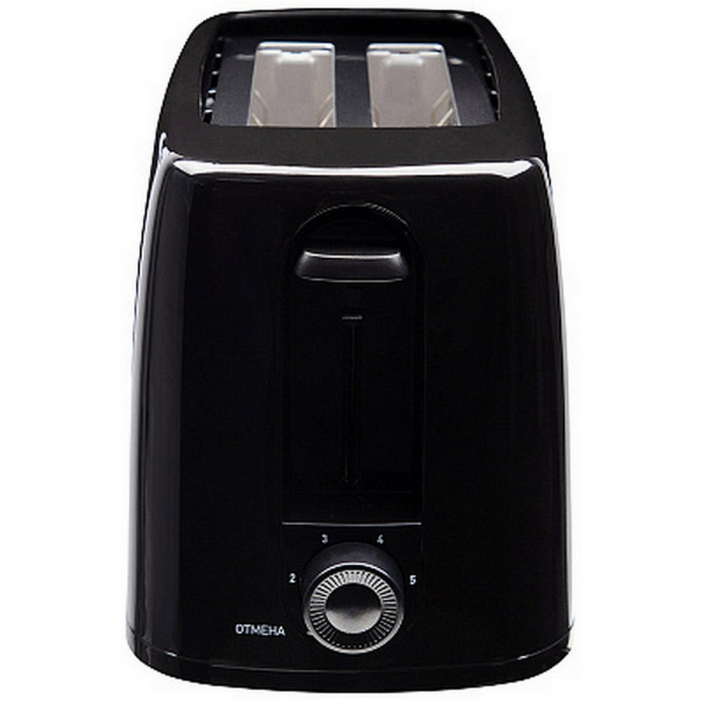 Тостер 650 Вт 2 слота для хлеба 6 режимов поддон кнопка отмены черный HS-1015 HomeStar