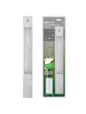Светильник LED400х37 линейный, 2,5 Вт, акк.Li-Pol 900 mAh, датчик движ. и освещ, USB, TDM Светильник LED400х37 линейный, 2,5 Вт, акк.Li-Pol 900 mAh, датчик движ. и освещ, USB, TDM