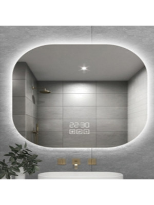 Зеркало 60cm*60cm с LED-подсветкой и функц. антизапотевание в ванную комнату квадратное BZ-D055
