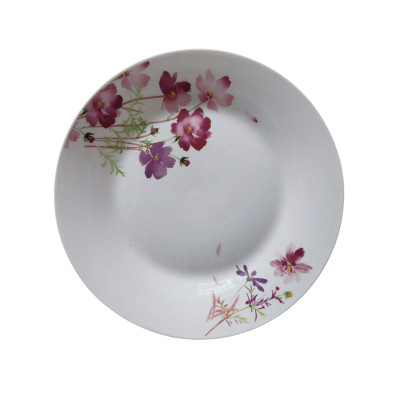 Тарелка фарфоровая десертная 19 см Лютики Мфк