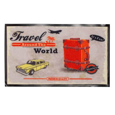 Коврик интерьерный 45*75см (Мир Путешествий) Фотопринт