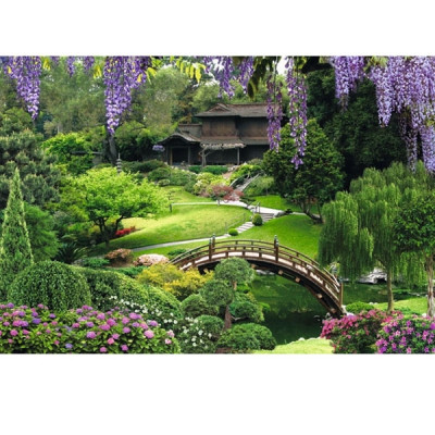 Фотообои бумажные Китайский парк 9 листов 294х201 Фотообои бумажные Китайский парк 9 листов 294х201