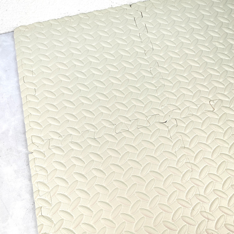 Картинка Коврик-пазл 9шт 30*30*1см белый Baizheng