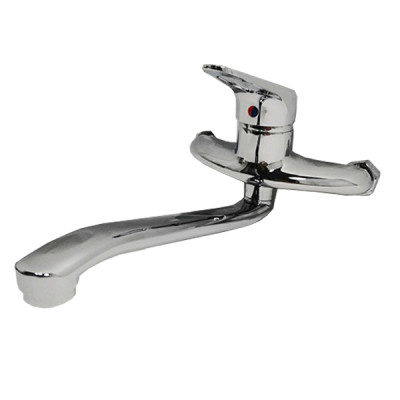 Смеситель д/ванны однорыч. длин. излив хром (12) 1727-G27-2-B16