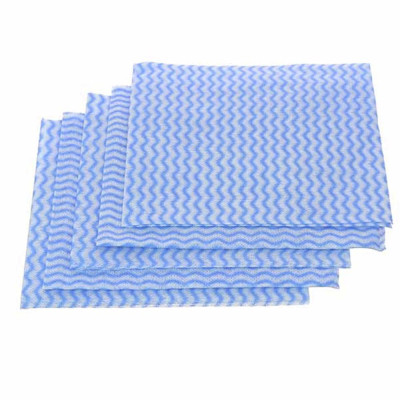 Набор салфеток из вискозы 5 шт 30*30 см с перфорацией синяя волна Рыжий кот Набор салфеток из вискозы 5 шт 30*30 см с перфорацией синяя волна Рыжий кот