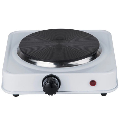 Электроплита одноконфорочная 1 кВт 20,5*20,5 см диск белый Maxtronic