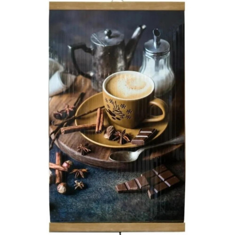 Электрообогреватель настенный 0,5 кВт 1050*600 мм обогрев до 15 м2 Капучино ТеплоМакс