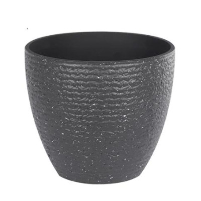 Горшок пластиковый 10,3 л 27*25*23 см черный Baizheng