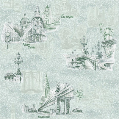 Обои бумажные Тревел 04 акриловые 0,53*10