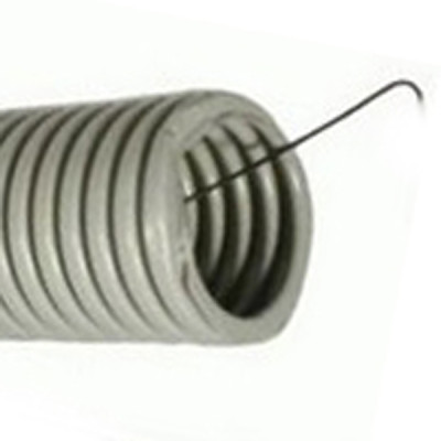 Труба гофрированная ПВХ d50 серая с зондом