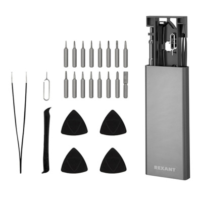 Набор отверток для точных работ 24 предмета металлический корпус REXANT* Стоп Цена
