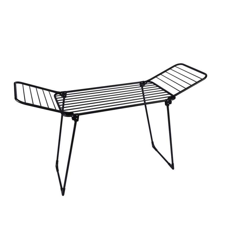 Сушилка металлическая для белья 86*56*170 см черный Baizheng