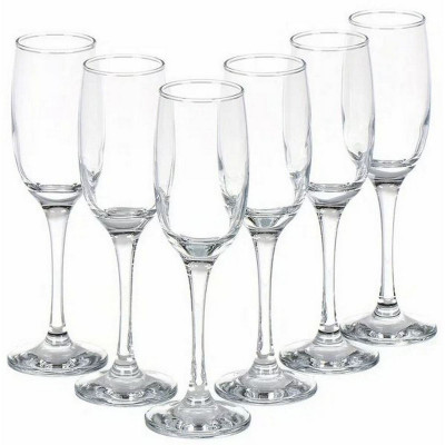 Набор стеклянный бокалов 6 пр 180 мл для шампанского Resto Pasabahce Набор стеклянный бокалов 6 пр 180 мл для шампанского Resto Pasabahce