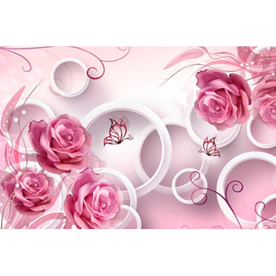 Фотообои бумажные Розы 16 листов 392х260 Фотообои бумажные Розы 16 листов 392х260