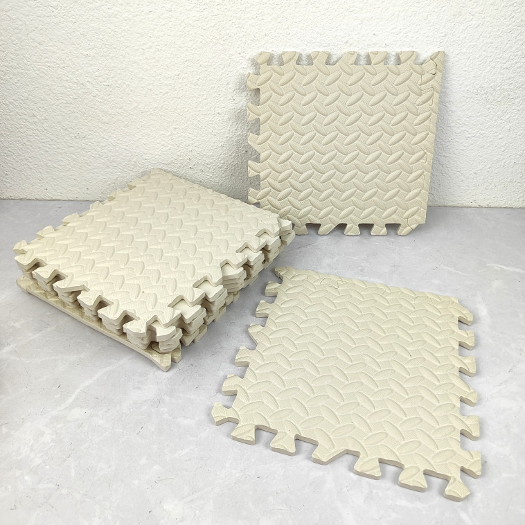 Рисунок Коврик-пазл 9шт 30*30*1см белый Baizheng