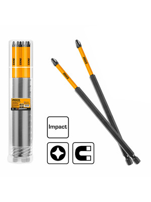 Бита PH2 200мм ударная, 10 шт 200 мм INGCO SDBIM11PH283 INDUSTRIAL Бита PH2 200мм ударная, 10 шт 200 мм INGCO SDBIM11PH283 INDUSTRIAL