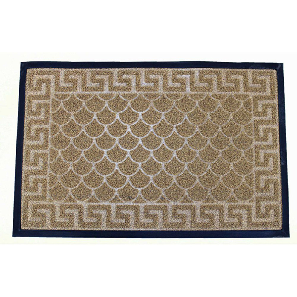 Коврик придверный BAIZHENG 50*80 (Welcome) хаки (Bay)