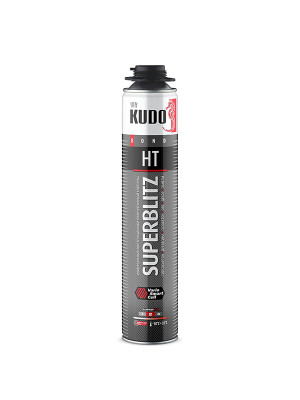 Клей-пена унив. конструкционный профессиональный Kudo Superblitz HT всесезонный 650мл Клей-пена унив. конструкционный профессиональный Kudo Superblitz HT всесезонный 650мл