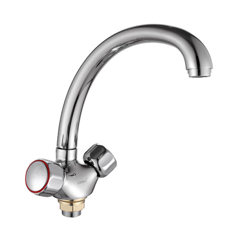 Смеситель для кухни двухвентильный DIKALAN D3009S-X99 Хром