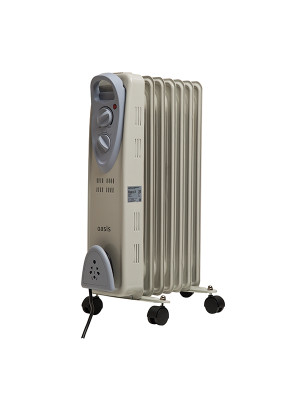 Обогреватель масляный Oasis US-15 (UT-15) 1500Вт 7 секций термостат белый Обогреватель масляный Oasis US-15 (UT-15) 1500Вт 7 секций термостат белый