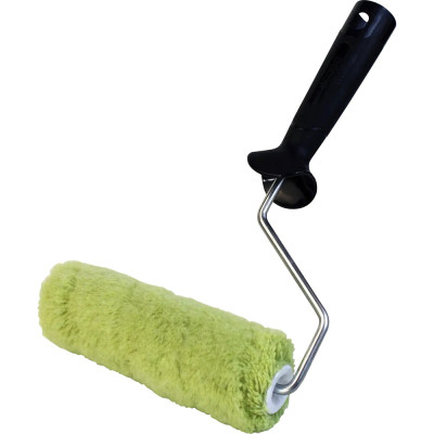 Валик-миди полиакрил 150мм, d30мм, бюгель 6мм, ворс 18мм, зеленый  DЕCOR