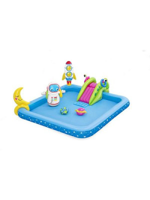 Игровой центр 228*206*84 см 308 л с горкой Маленький Астронавт Bestway