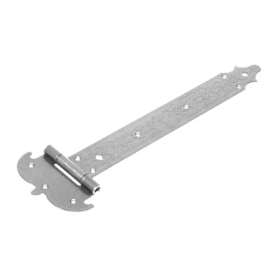 Петля стрела фигурная ПС-400 мод.4 кованая серия СУЗДАЛЬ черненое серебро (10) D