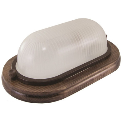 Светильник НПБ1401 венге/овал 60Вт IP54 TDM