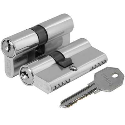 Цилиндровый механизм 100 ZA 80mm (30+10+40) СР хром 5кл.