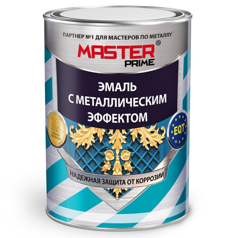 Эмаль по ржавчине алкидная FARBITEX PROFI MASTER бронза с металлическим эффектом 0,4л