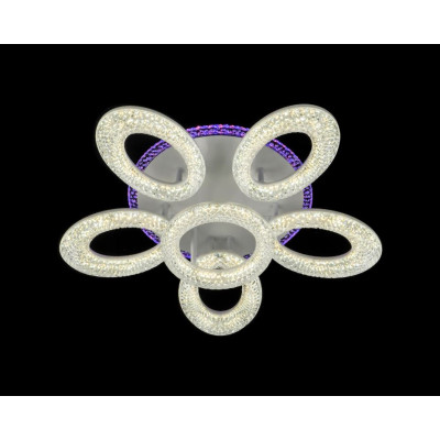 Люстра светодиодная 6 плафонов 55*16 см 118Вт 4420LM 25м2 3цвет прил пульт бел Baizheng Люстра светодиодная 6 плафонов 55*16 см 118Вт 4420LM 25м2 3цвет прил пульт бел Baizheng