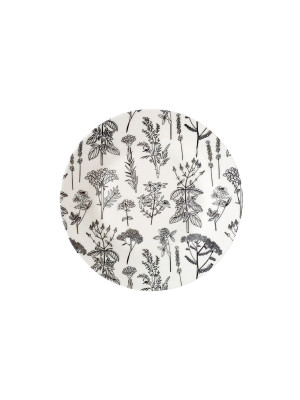 Тарелка фарфоровая десертная 20 см Botanica Коралл