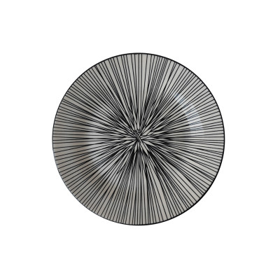 Тарелка фарфоровая десертная 20 см Line Коралл