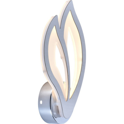 Бра светодиодный 1 плафон 28,9*17,5*5 см 22Вт 1122LM 10м2 3 цвета пластик хром Baizheng