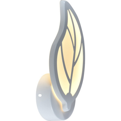 Бра светодиодный 1 плафон 12*25*7,5 см 18Вт 810LM 8м2 3 цвета пластик белый Baizheng