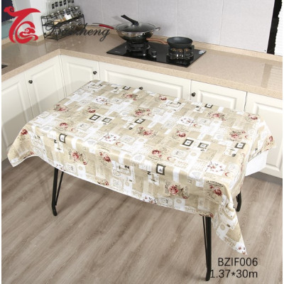 Клеенка флизелиновая основа 1,37*20 м 0,1 мм Baizheng