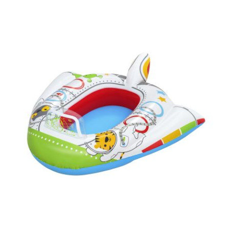 Игрушка для катания верхом 104*99 см с динамиком лодочка Космический корабль Bestway