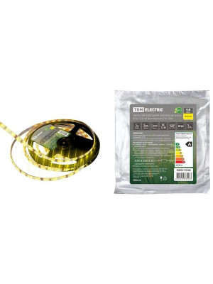 Лента светодиодная SMD2835-60 LED/м-IP20-12 В-4,8 Вт/м-желтый (упак/5 м) TDM