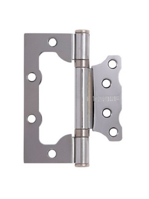 Петля универсальная без врезки 2BB 100х75х2,5 CP (хром) (100/20) СТАНДАРТ Петля универсальная без врезки 2BB 100х75х2,5 CP (хром) (100/20) СТАНДАРТ