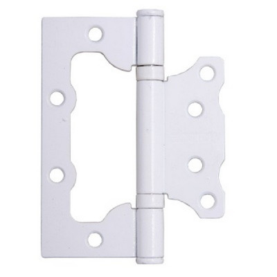 Петля универсальная без врезки 2BB 100х75х2,5 WW (белая) (50/10) АЛЛЮР