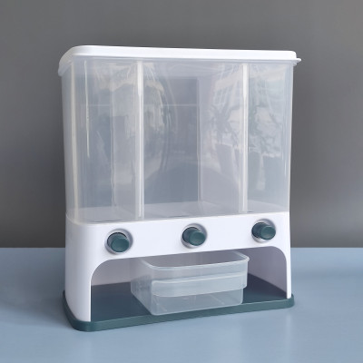 Емкость пластиковая для сыпучих продуктов 29.5*15.5*30.5 см с дозатором 3 деления Baizheng Емкость пластиковая для сыпучих продуктов 29.5*15.5*30.5 см с дозатором 3 деления Baizheng