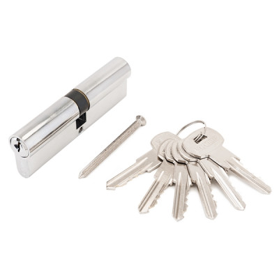 Цилиндровый механизм А 100mm (45+10+45) CP хром 6 английских ключей АЛЛЮР Цилиндровый механизм А 100mm (45+10+45) CP хром 6 английских ключей АЛЛЮР