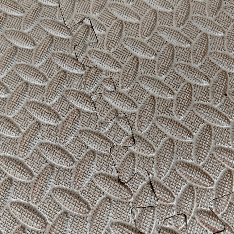 Фотография Коврик-пазл 9шт 30*30*1см коричневый Baizheng