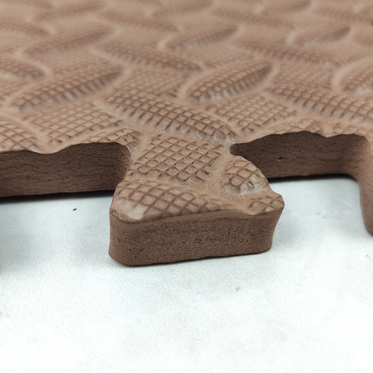 Cнимок Коврик-пазл 9шт 30*30*1см коричневый Baizheng