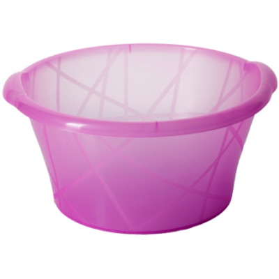 Таз пластиковый  16 л пищевой прозрачный микс Ангарск