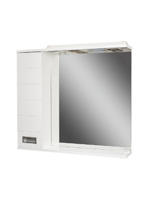 Шкаф-зеркало Cube 65 Эл. левый Домино DC5006HZ
