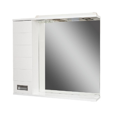 Шкаф-зеркало Cube 65 Эл. левый Домино DC5006HZ