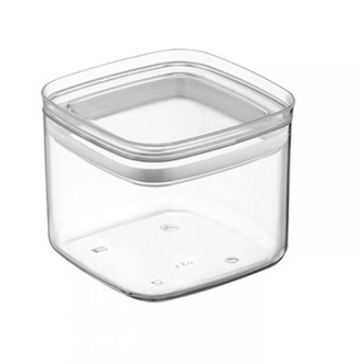 Емкость пластиковая для сыпучих продуктов 0,7 л круглая с вакуумной крышкой Ddstyle