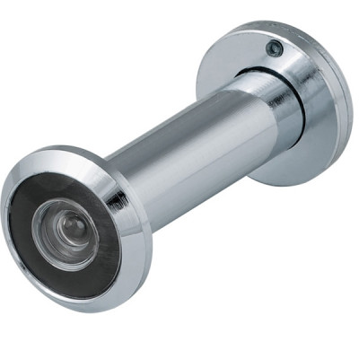 Глазок дверной DVZ2 16/200/60х100 (оптика пластика, угол обз.200) СР Хром Глазок дверной DVZ2 16/200/60х100 (оптика пластика, угол обз.200) СР Хром